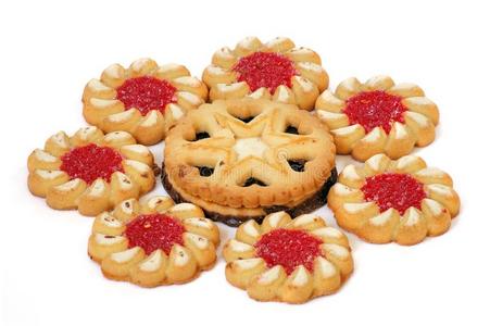 组关于美味的甜饼干照片