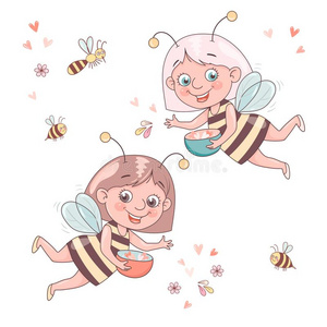 微笑的蜜蜂图片