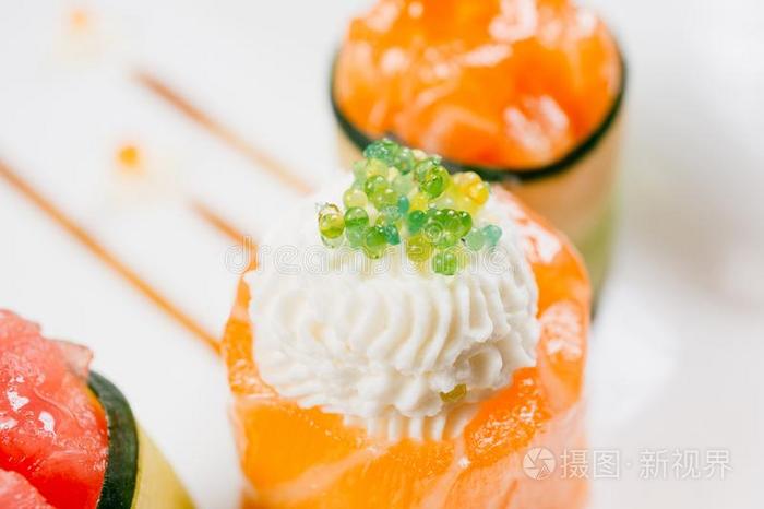 寿司名册向盘子,美食家海产食品熟食店