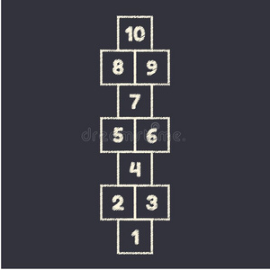 跳房子游戏图片