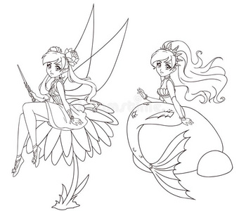 美人鱼和仙女.h和疲惫的照片