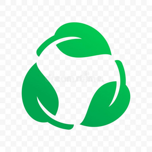 能进行生物降解的可循环再用的塑料制品自由的标签矢量偶像.