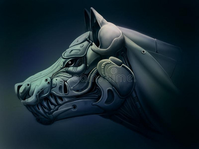 计算机的狼说明照片