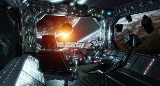 宇宙飞船内部图片