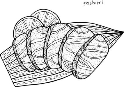 日本生鱼片图片-日本生鱼片素材-日本生鱼片插画-摄图新视界