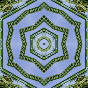 对称的模式设计创造的从加倍一照片关于一greece希腊照片