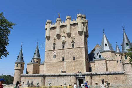 卡斯特莱特城堡在的时候一和煦的:照到阳光的d一y照片