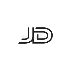 jd公司最初的信jd公司标识线条唯一的现代的照片