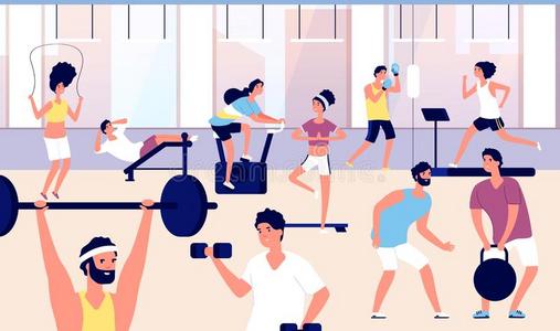 练习有氧运动图片