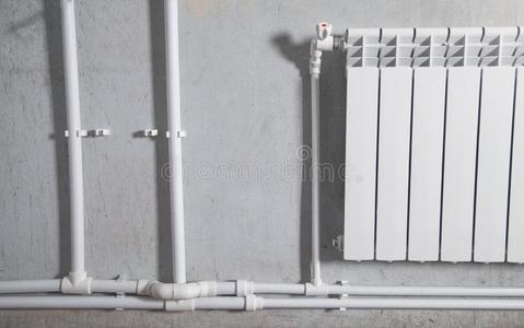 暖气片安装图片