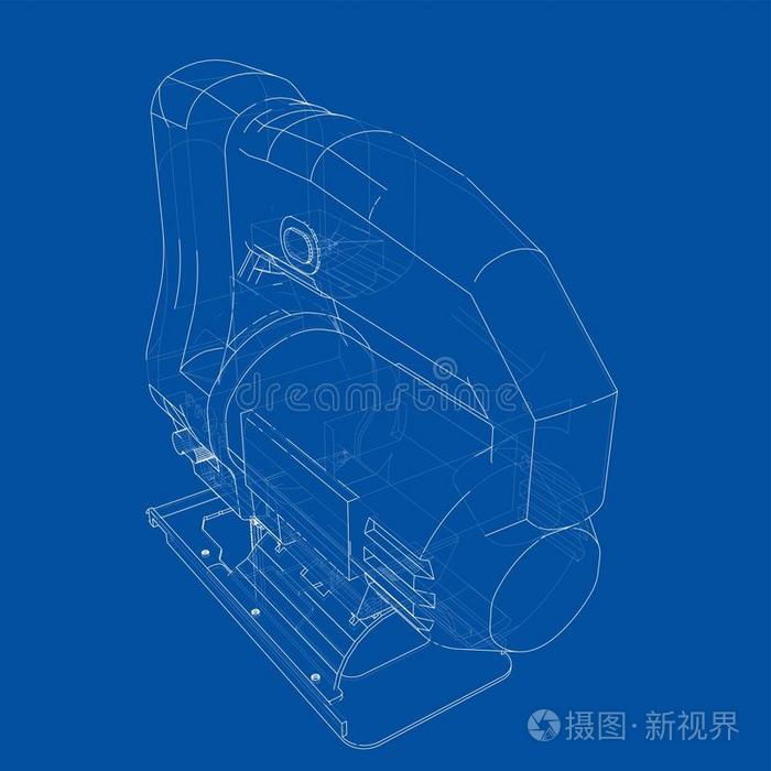 梗概吉格舞锯子.矢量