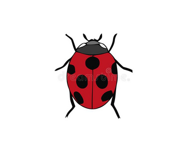 胭脂虫插画-胭脂虫手绘-胭脂虫卡通图-摄图新视界