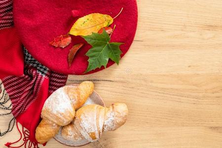 平坦的作品和秋阵亡者树叶,有女性气质的羊毛sickle-cellanemia镰状红