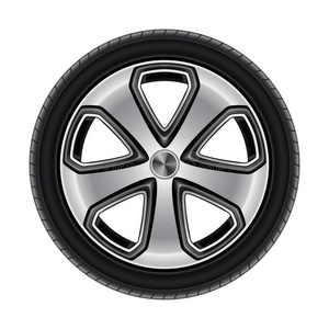 轮子或使疲惫,轮胎关于汽车或汽车隔离的照片