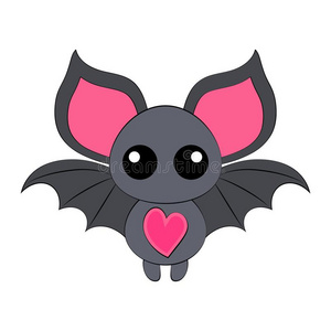 万圣节恐怖小蝙蝠图片