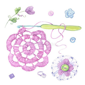 木头钩针编织图片-木头钩针编织素材-木头钩针编织插画-摄图新视界