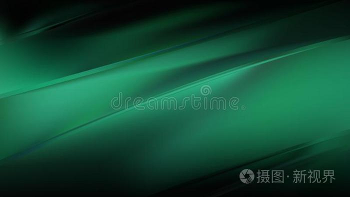 抽象的绿色的和黑的对角线发光的台词背景