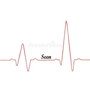 心跳节奏图表向一白色的b一c照片