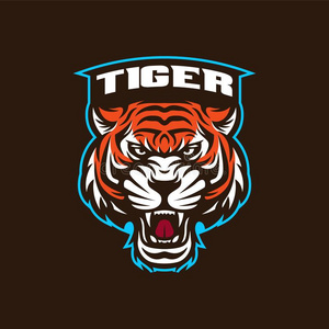 老虎的皇家姿势老虎队运动服老虎队吉祥物/eps底特律老老虎体育场拆除