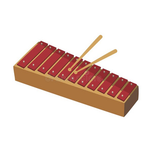 木琴插画-木琴手绘-木琴卡通图-摄图新视界