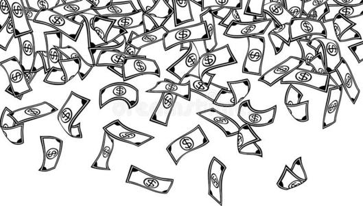 钞票雨图片-钞票雨素材-钞票雨插画-摄图新视界