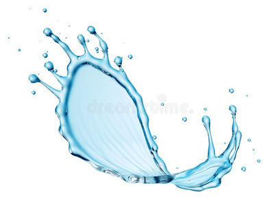 水弯曲图片