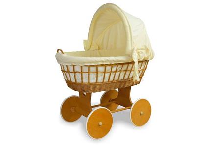 摇篮,隔离的和白色的背景降低婴儿散步者偶像,简单的方式积雪覆盖的旧