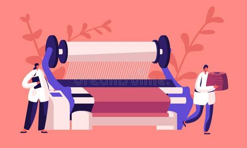 纺织品工厂图片