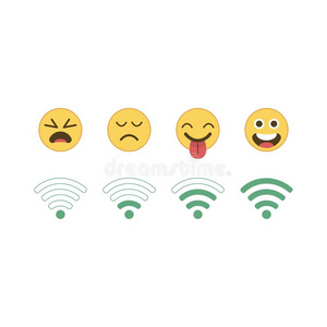 水芬兰winter冬天-finland芬兰不同的信号水平和表情符号面容速度.