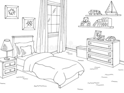 白色窗帘漫画图片