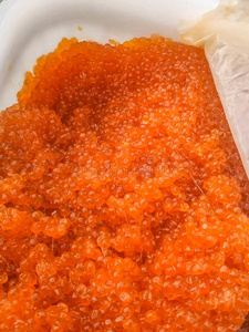 鲑鱼鱼子酱,日常饮食食物照片