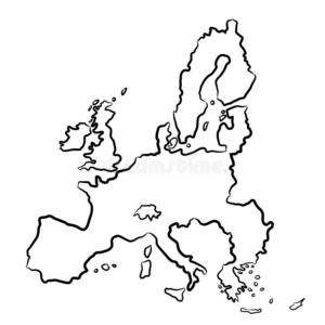 欧洲国家地图图片