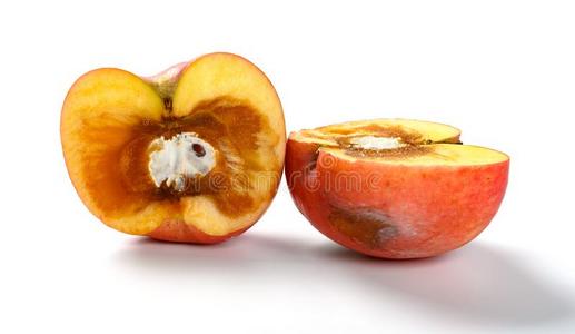 发霉的苹果图片