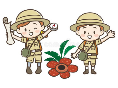 儿童丛林探险图片