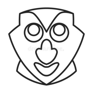 图腾面具图片-图腾面具素材-图腾面具插画-摄图新视界