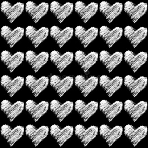 直的黑铅笔模式无缝的模式和铅笔心.浪漫的爱手疲惫的波黑照片