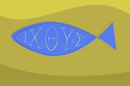 基督教徒鱼象征照片
