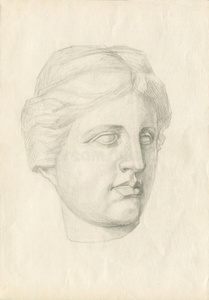 绘画面具大全教育的绘画石膏面具镁泡石.领导铅笔向纸照片