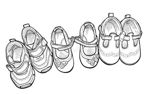 儿童小白鞋图片-儿童小白鞋素材-儿童小白鞋插画-摄图新视界