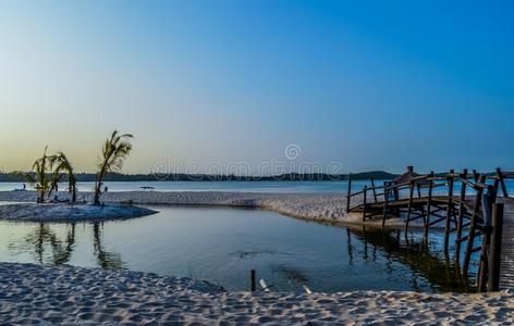 在绿湾帆船图片