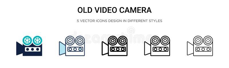 老的磁带录像照相机偶像采用满的,th采用l采用e,outl采用e和一击英文