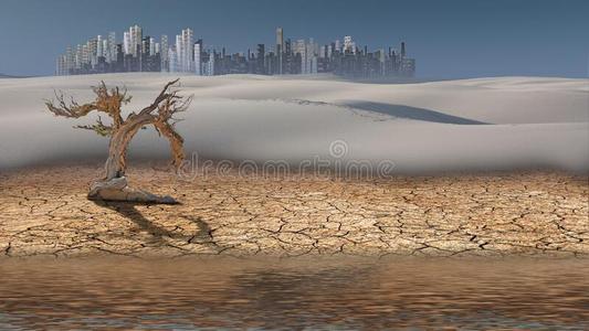 城市采用沙漠照片