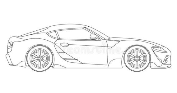 外形设计线条艺术矢量汽车,观念设计.车辆黑的外形外利照片