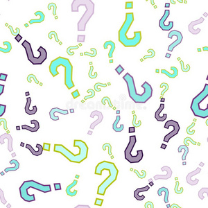 提问无缝的模式.问题痕迹,怀疑,码头交货照片