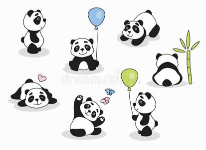 熊猫背红旗图片-熊猫背红旗素材-熊猫背红旗插画-摄图新视界