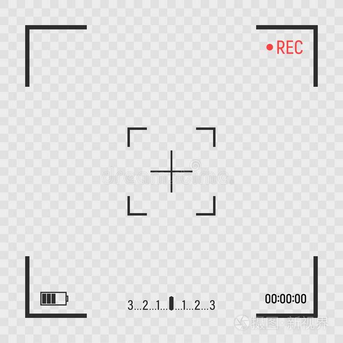 照相机框架取景器屏幕磁带录像录音机数字的展览wickets三柱门