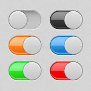 向和从落下棒形纽扣开关button的复数.