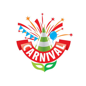 狂欢节矢量标识