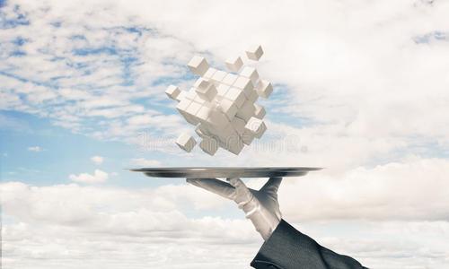 画举东西的手图片