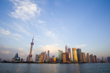 上海外滩上海上海上海夜景中国上海市上海商务楼现代城市现代城市黄昏